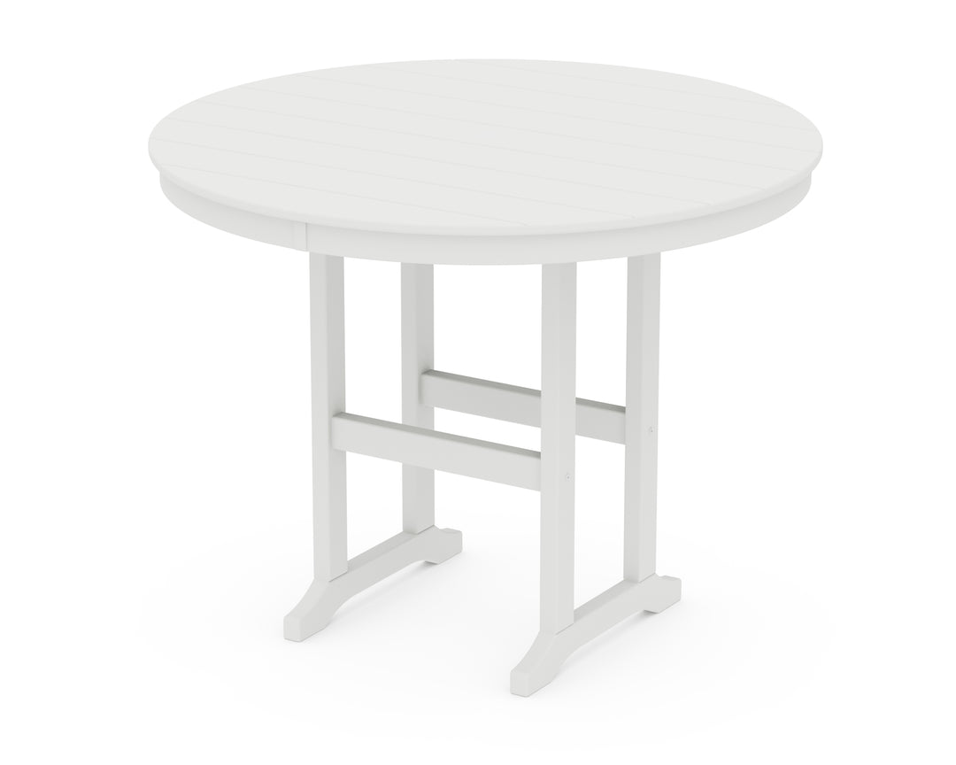 POLYWOOD® 48" Round Farmhouse Counter Table