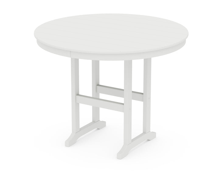 POLYWOOD® 48" Round Farmhouse Counter Table