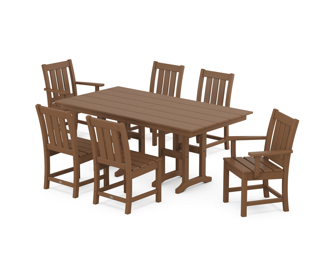 POLYWOOD® Oxford 7-Piece Farmhouse Dining Set