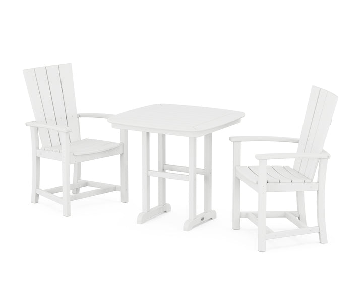 POLYWOOD® Quattro 3-Piece Dining Set