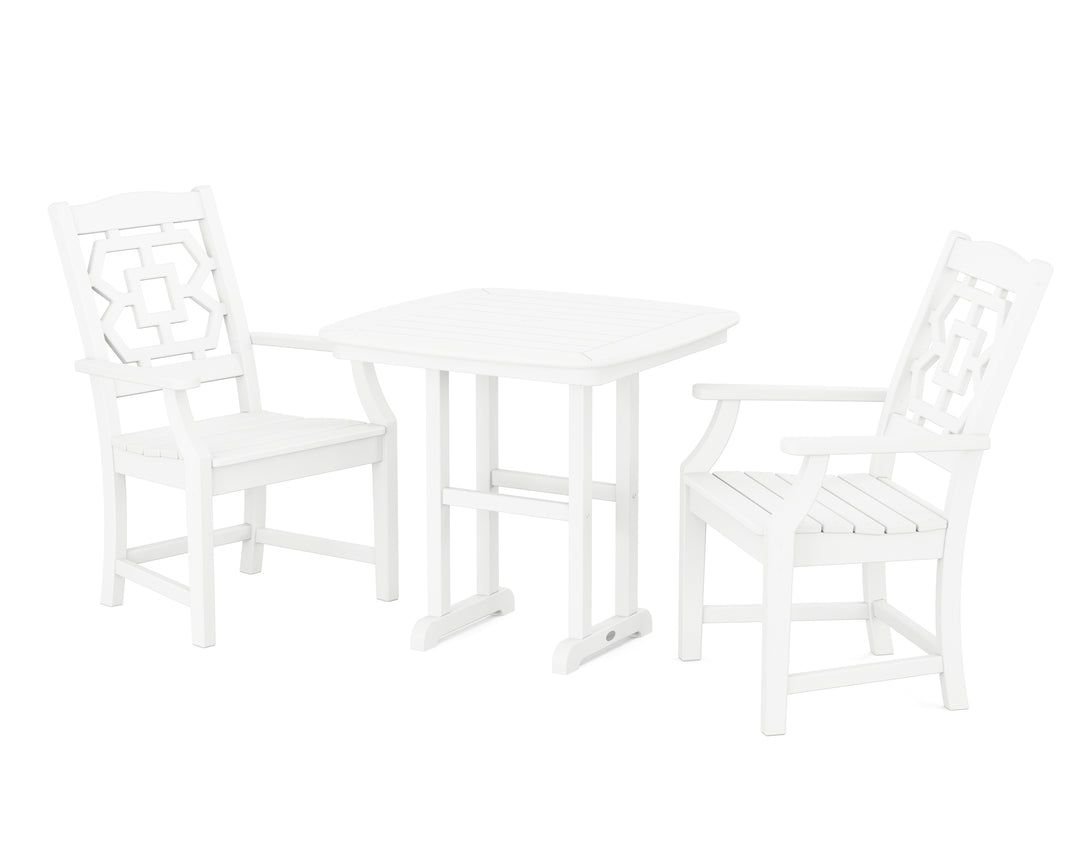 Martha Stewart by POLYWOOD® Chinoiserie 3-Piece Dining Set