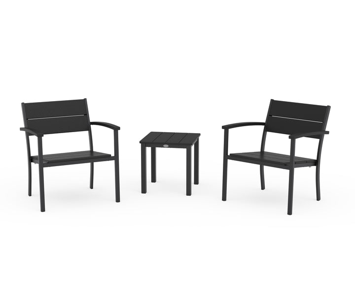 POLYWOOD® Main Street 3-Piece Lounge Chair Set