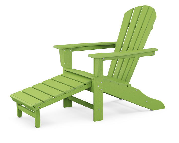 POLYWOOD® Palm Coast Ultimate Adirondack with Hideaway Ottoman