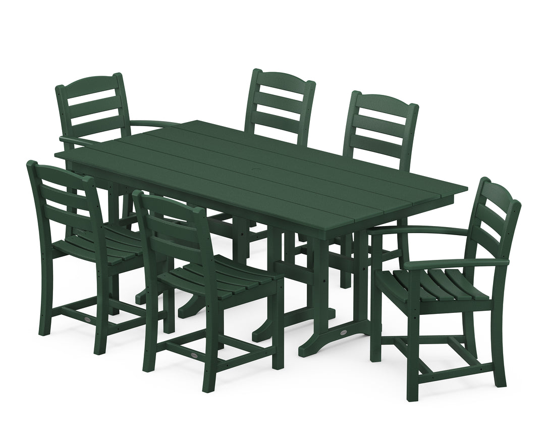 POLYWOOD® La Casa Café 7-Piece Farmhouse Dining Set