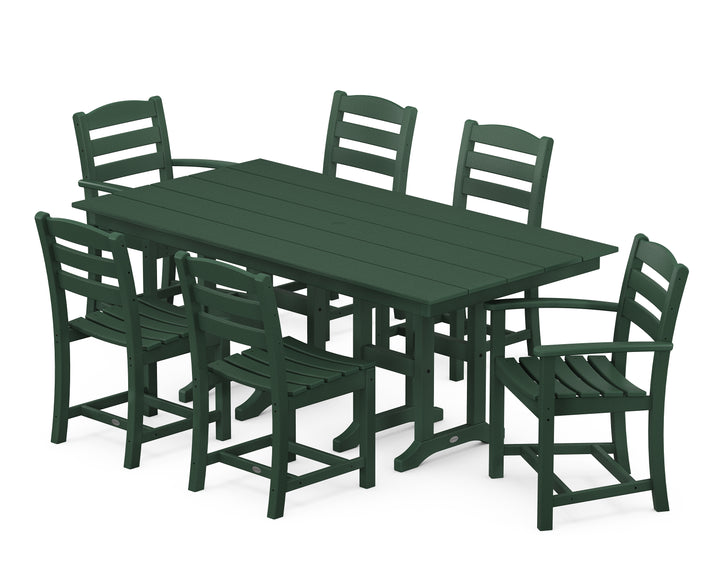 POLYWOOD® La Casa Café 7-Piece Farmhouse Dining Set