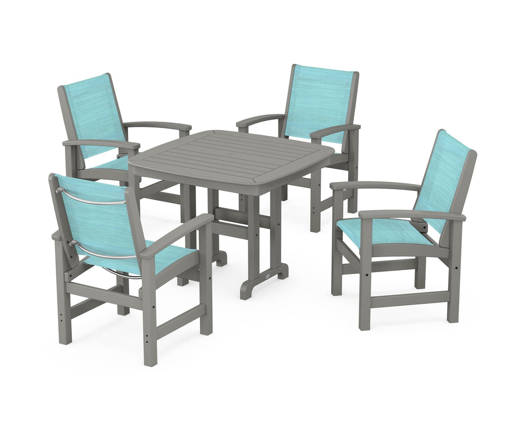 POLYWOOD® Coastal 5-Piece Dining Set