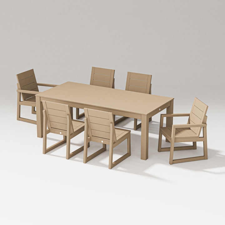 PW Designer Series Elevate 7-Piece Parsons Table Dining Set