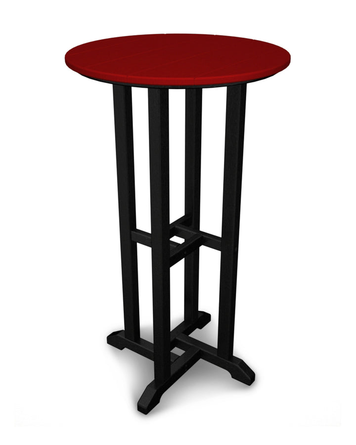 POLYWOOD® Contempo 24" Round Bar Table