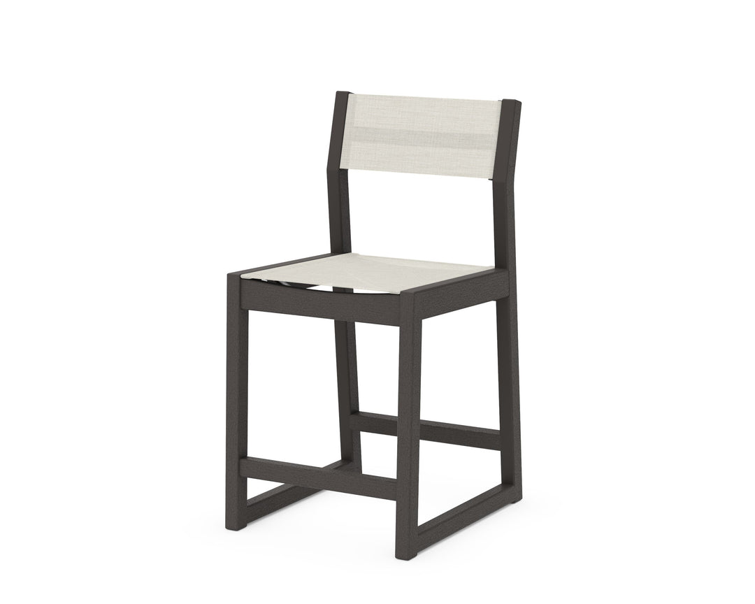 POLYWOOD® EDGE Sling Counter Side Chair