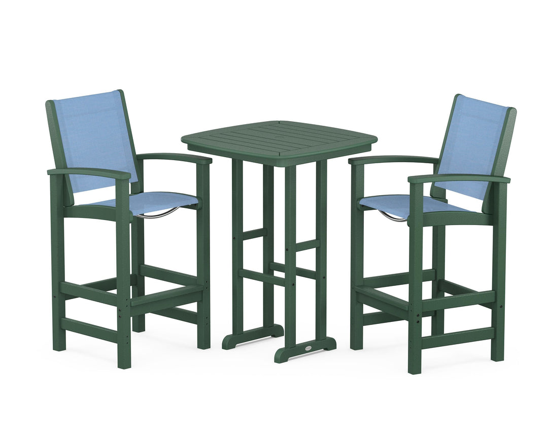 POLYWOOD® Coastal 3-Piece Bar Set