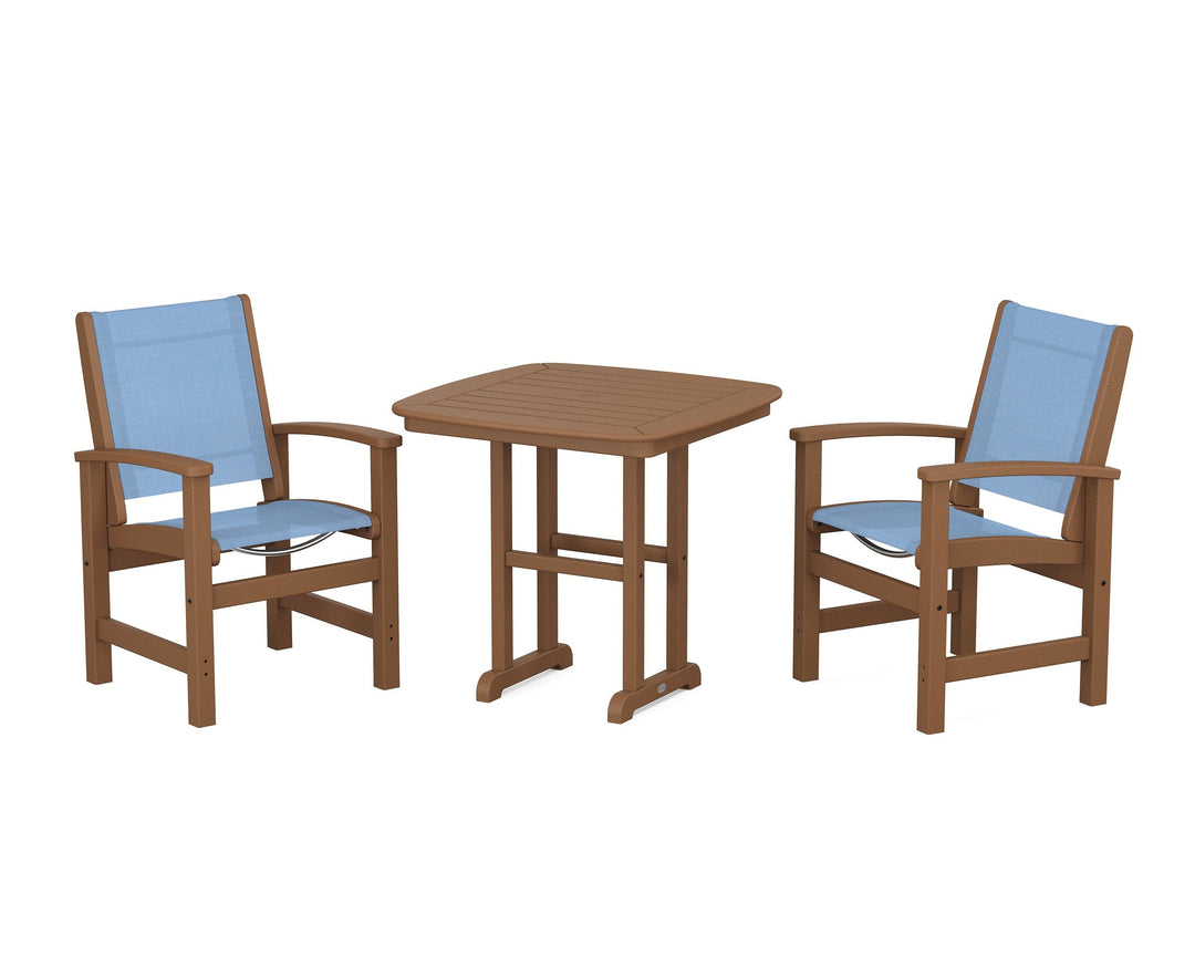 POLYWOOD® Coastal 3-Piece Dining Set