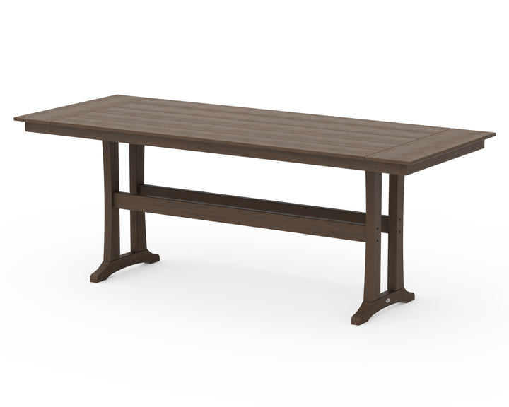 POLYWOOD® Farmhouse Trestle 38” x 96” Counter Table
