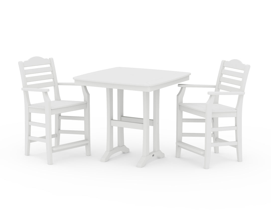 Draper James™ by  POLYWOOD® Savannah 3-Piece Counter Set with Trestle Legs