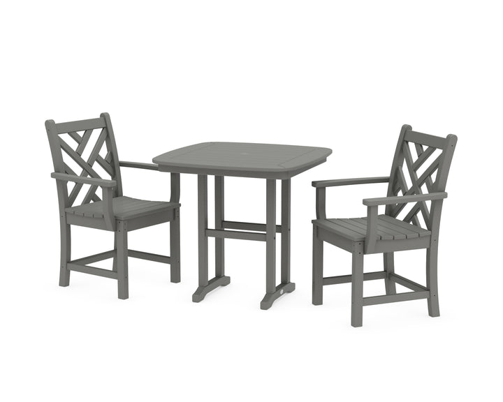 POLYWOOD® Chippendale 3-Piece Dining Set