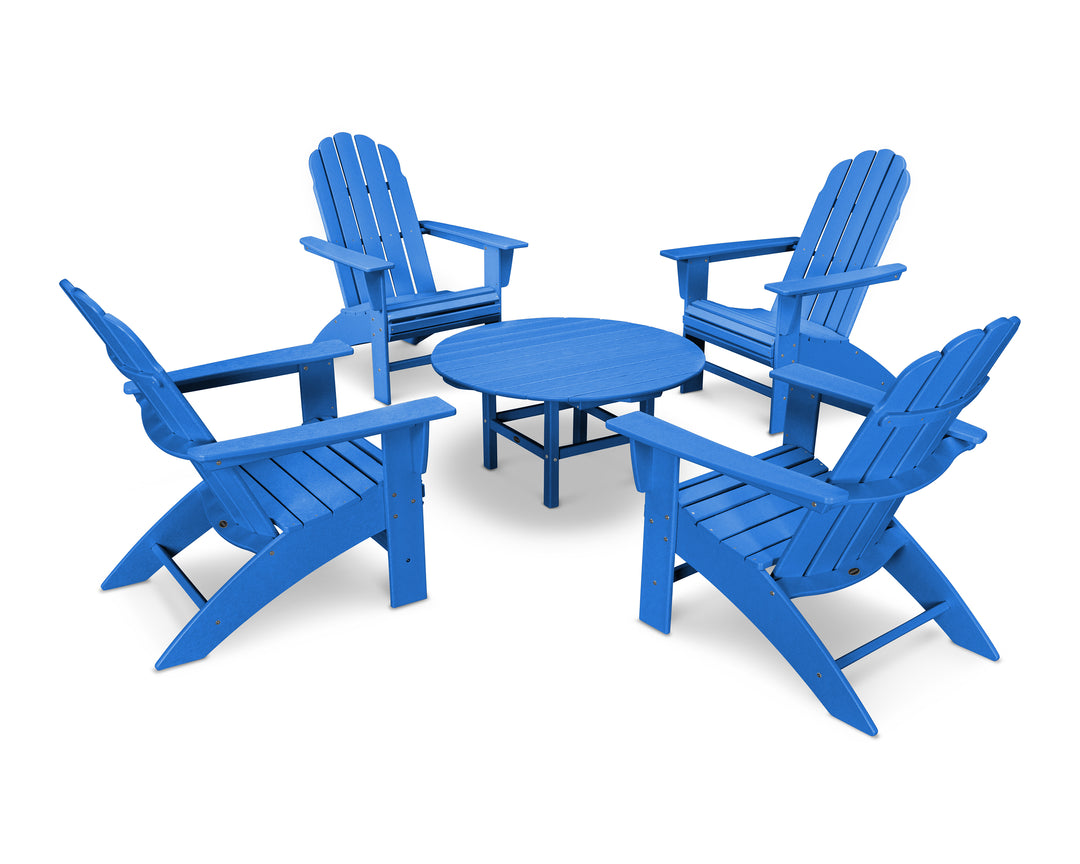POLYWOOD® Vineyard 5-Piece Oversized Adirondack Set