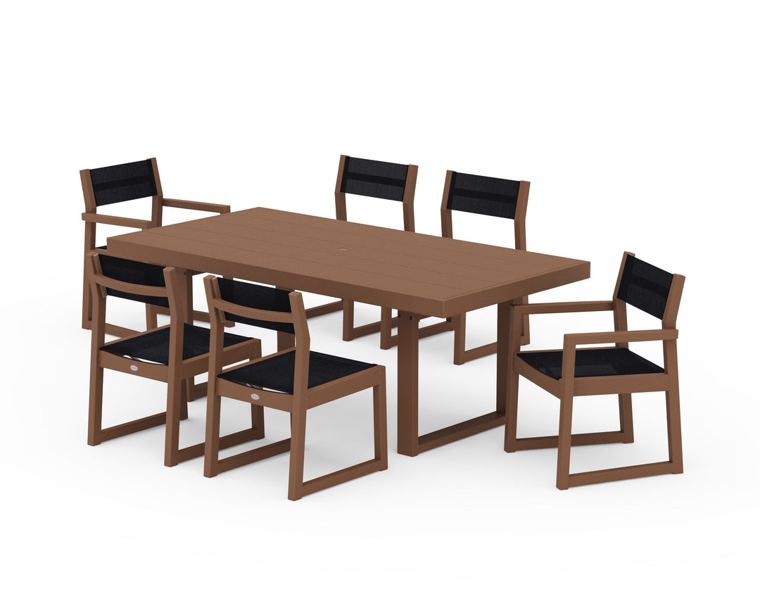 POLYWOOD® EDGE Sling 7-Piece Dining Set