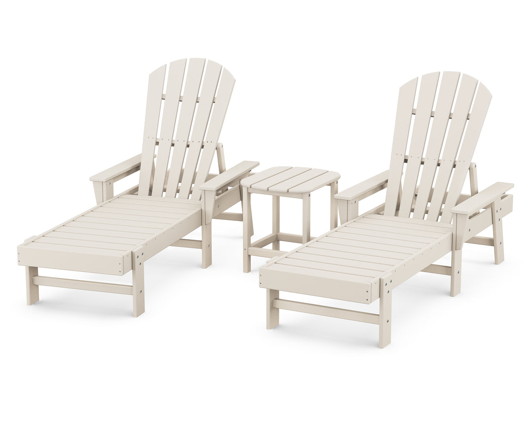 POLYWOOD® South Beach Chaise 3-Piece Set