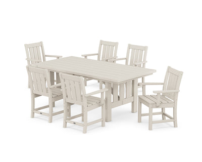 Oxford Arm Chair 7-Piece Mission Dining Set