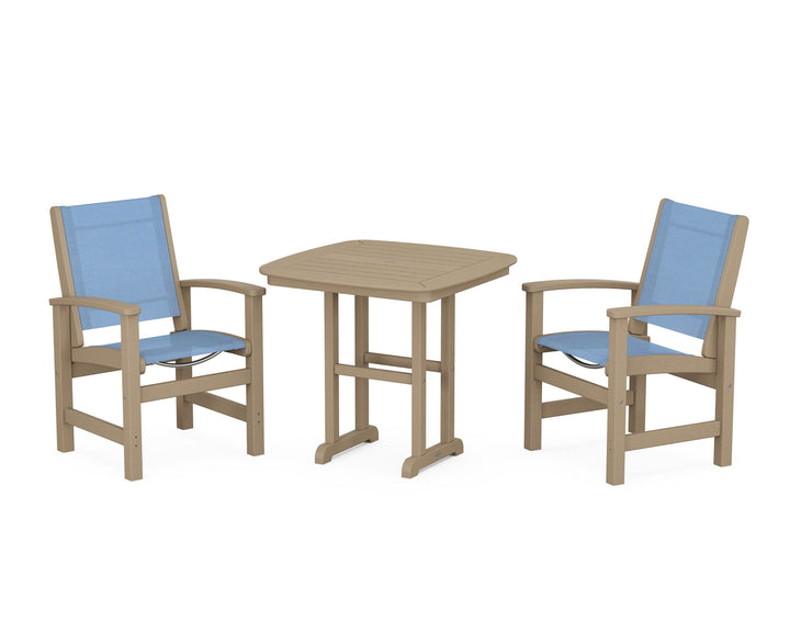 POLYWOOD® Coastal 3-Piece Dining Set