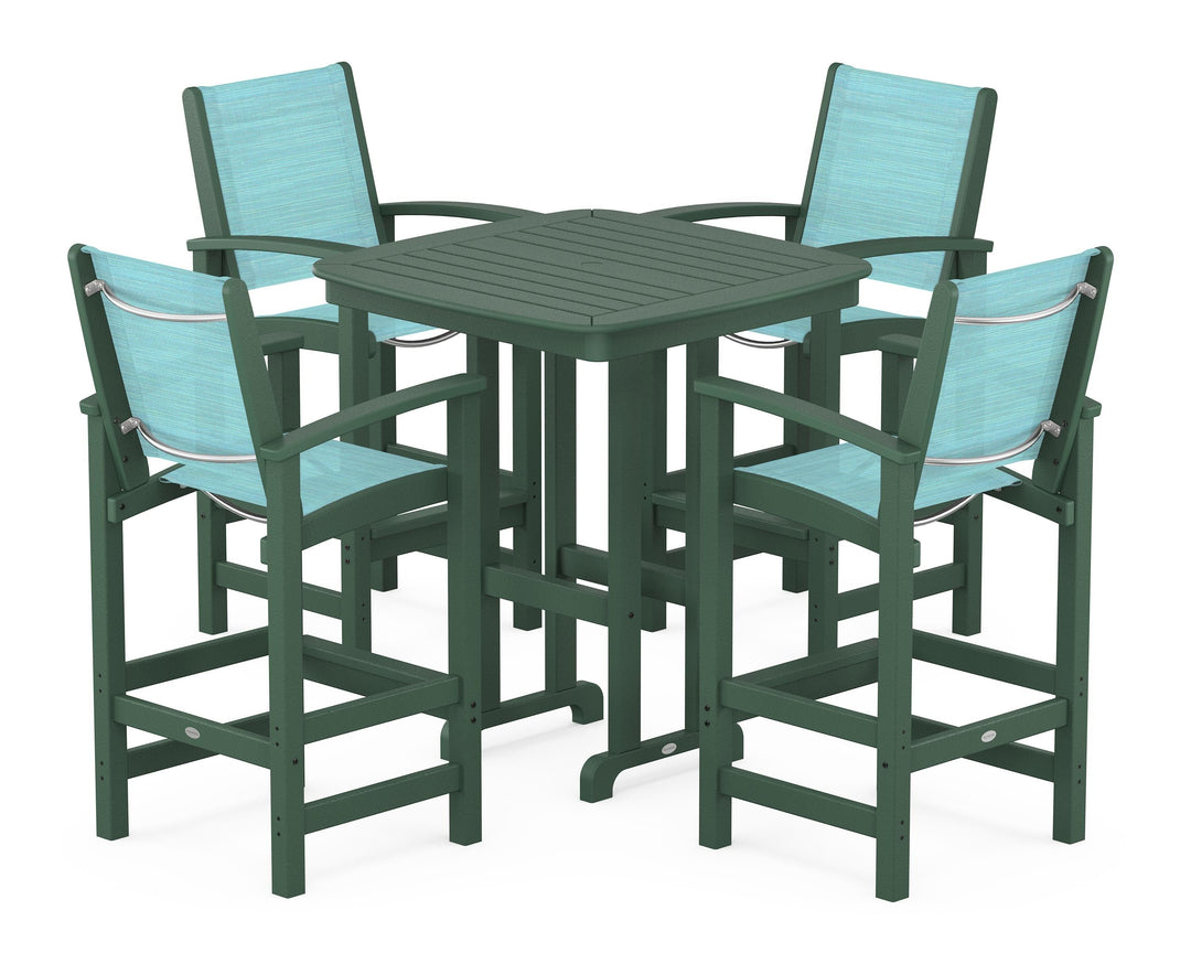 POLYWOOD® Coastal 5-Piece Bar Set