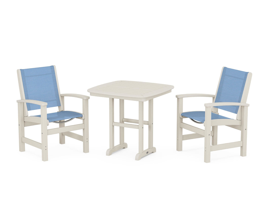 POLYWOOD® Coastal 3-Piece Dining Set