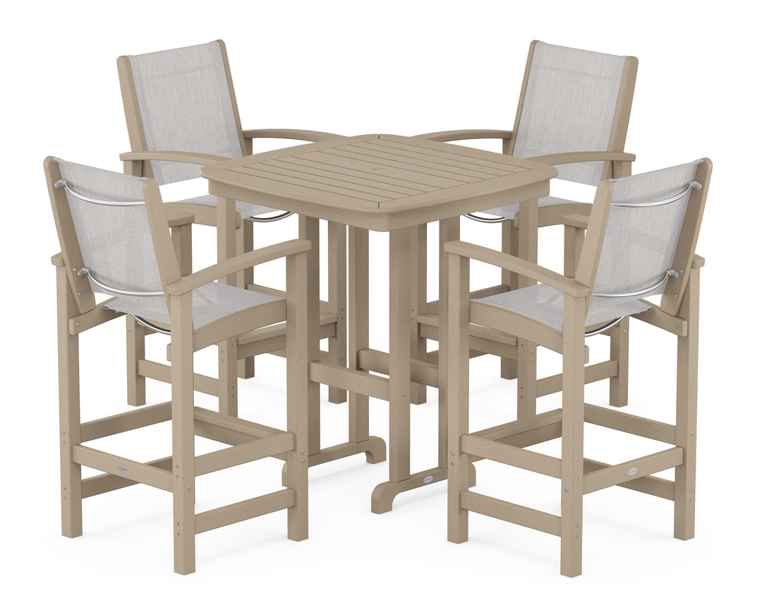 POLYWOOD® Coastal 5-Piece Bar Set