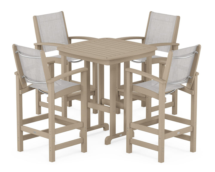 POLYWOOD® Coastal 5-Piece Bar Set