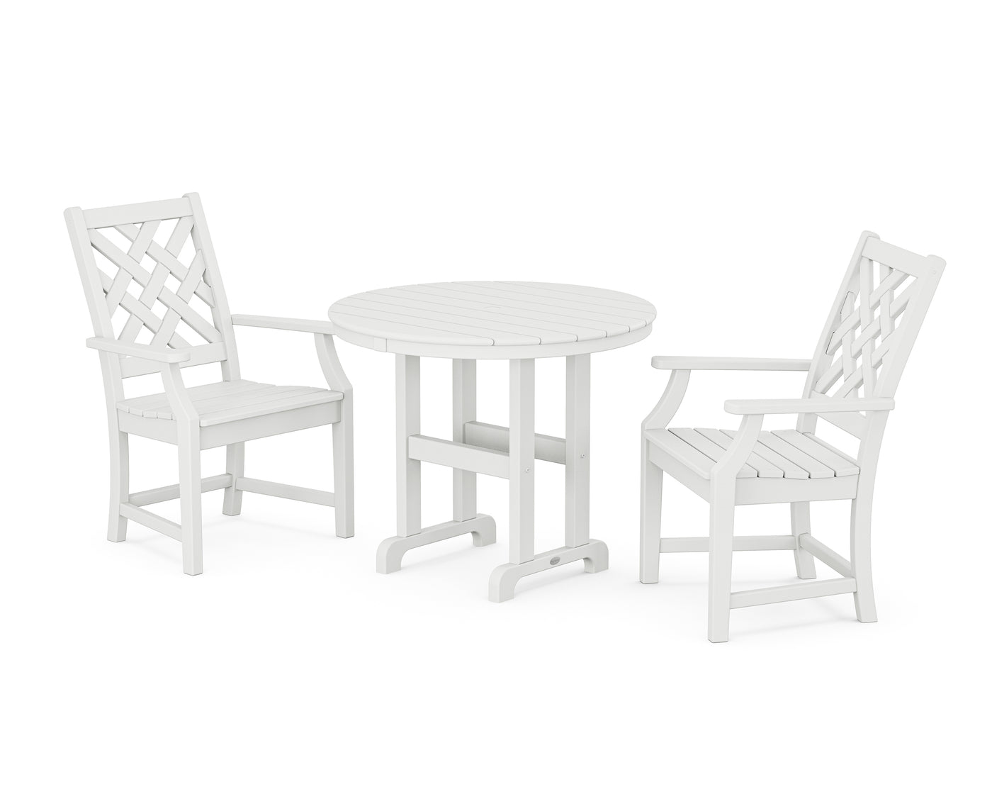 Wovendale 3-Piece Farmhouse Dining Set