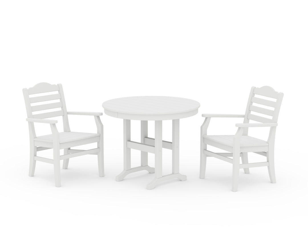 POLYWOOD® Savannah 3-Piece Farmhouse Dining Set