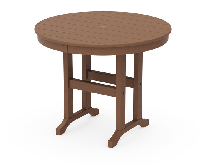 POLYWOOD® 36" Round Farmhouse Dining Table
