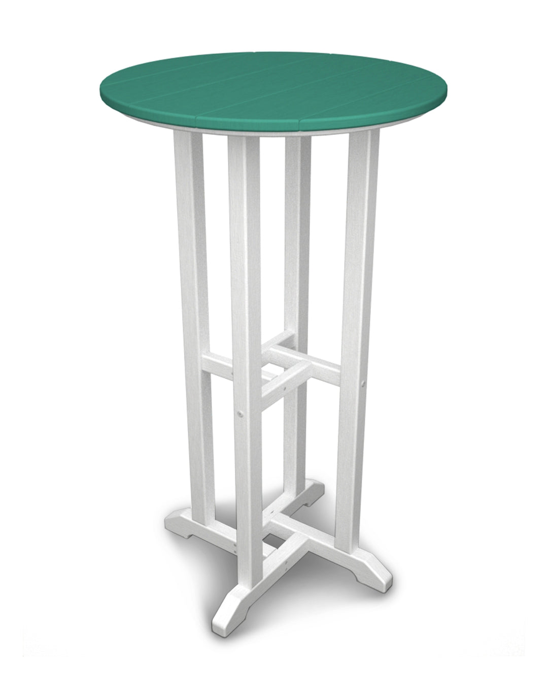 POLYWOOD® Contempo 24" Round Bar Table