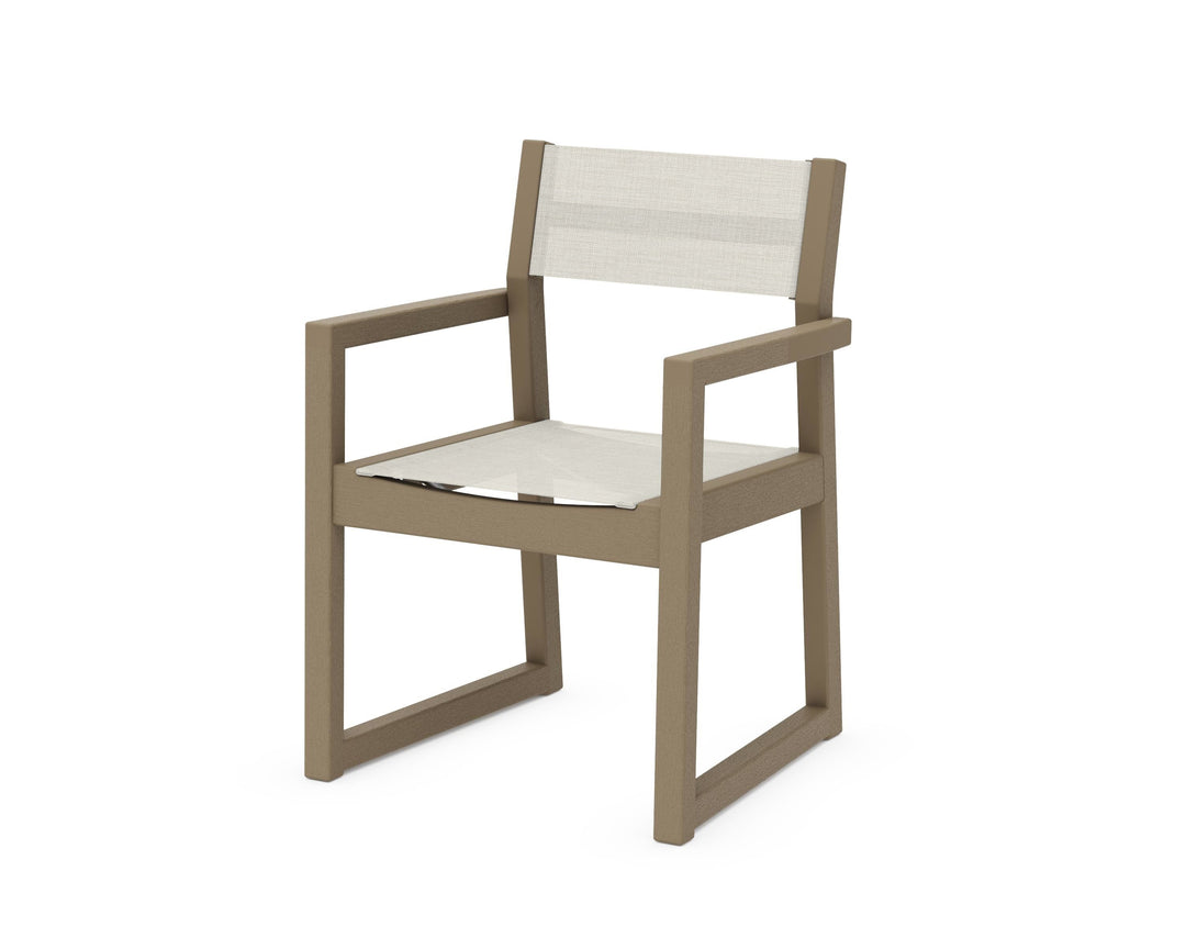 POLYWOOD® EDGE Sling Dining Arm Chair