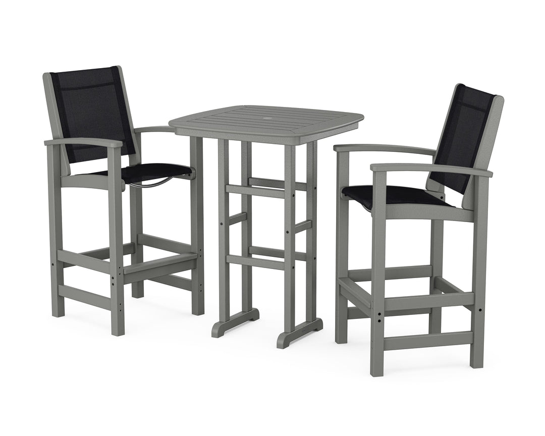 POLYWOOD® Coastal 3-Piece Bar Set