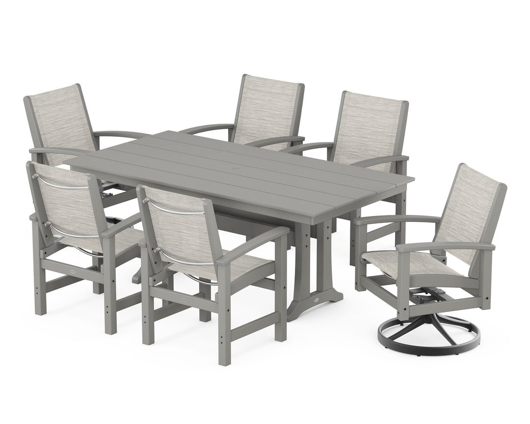 POLYWOOD® 7 Piece Coastal Dining Set