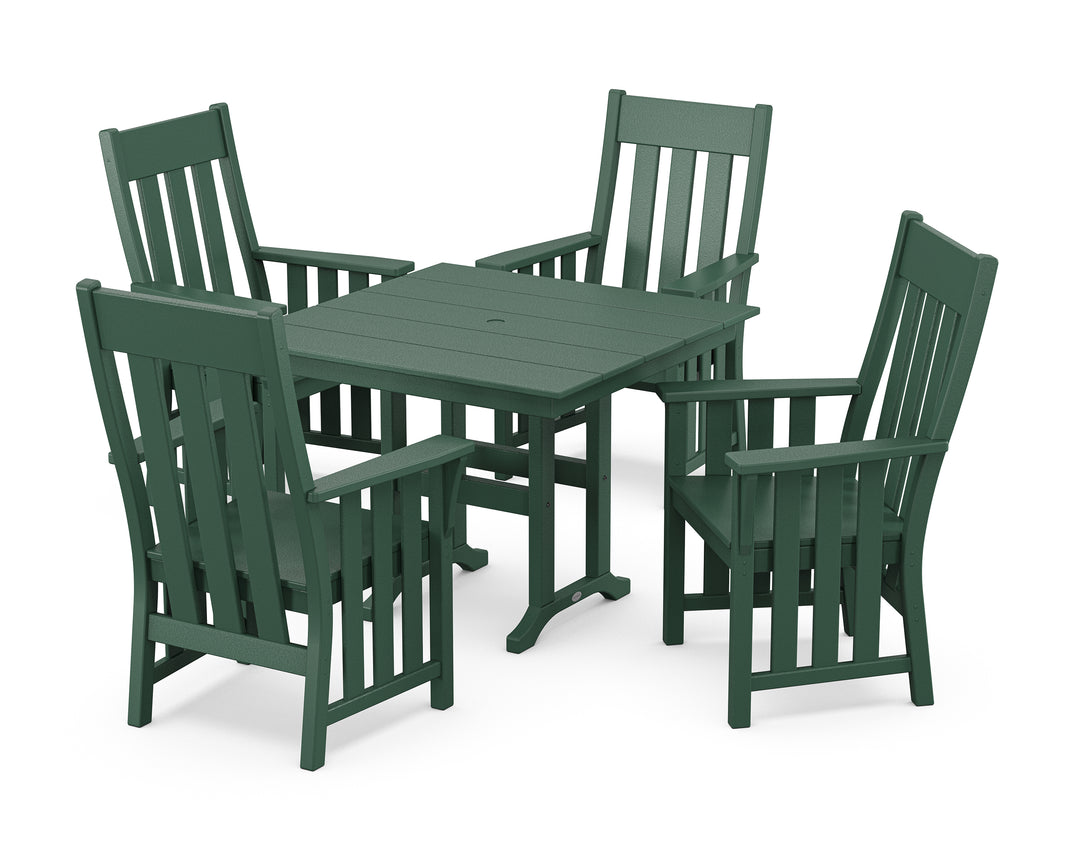 Martha Stewart by POLYWOOD® Acadia 5-Piece Farmhouse Dining Set
