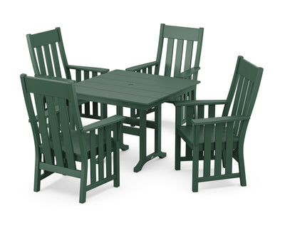 Acadia 5-Piece Farmhouse Dining Set