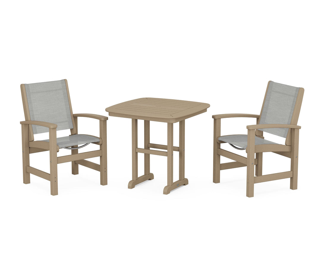 POLYWOOD® Coastal 3-Piece Dining Set