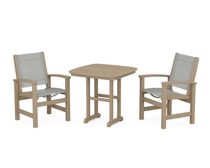 POLYWOOD® Coastal 3-Piece Dining Set