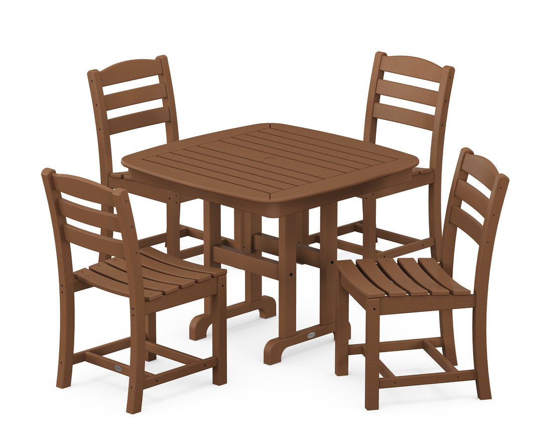 POLYWOOD® La Casa Café 5-Piece Side Chair Dining Set