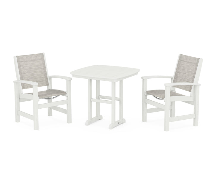 POLYWOOD® Coastal 3-Piece Dining Set