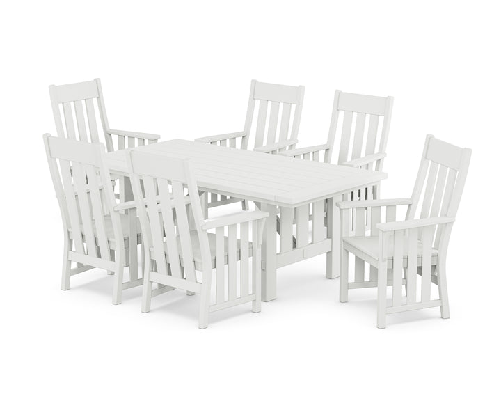 Martha Stewart by POLYWOOD® Acadia Arm Chair 7-Piece Dining Set