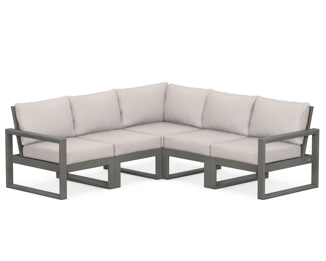 POLYWOOD® EDGE 5-Piece Modular Deep Seating Set