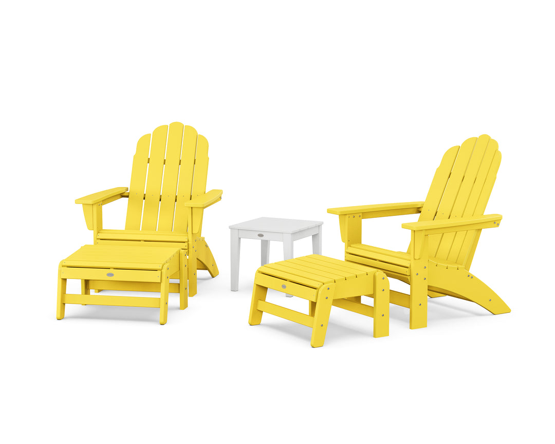 POLYWOOD® 5-Piece Vineyard Grand Adirondack Set