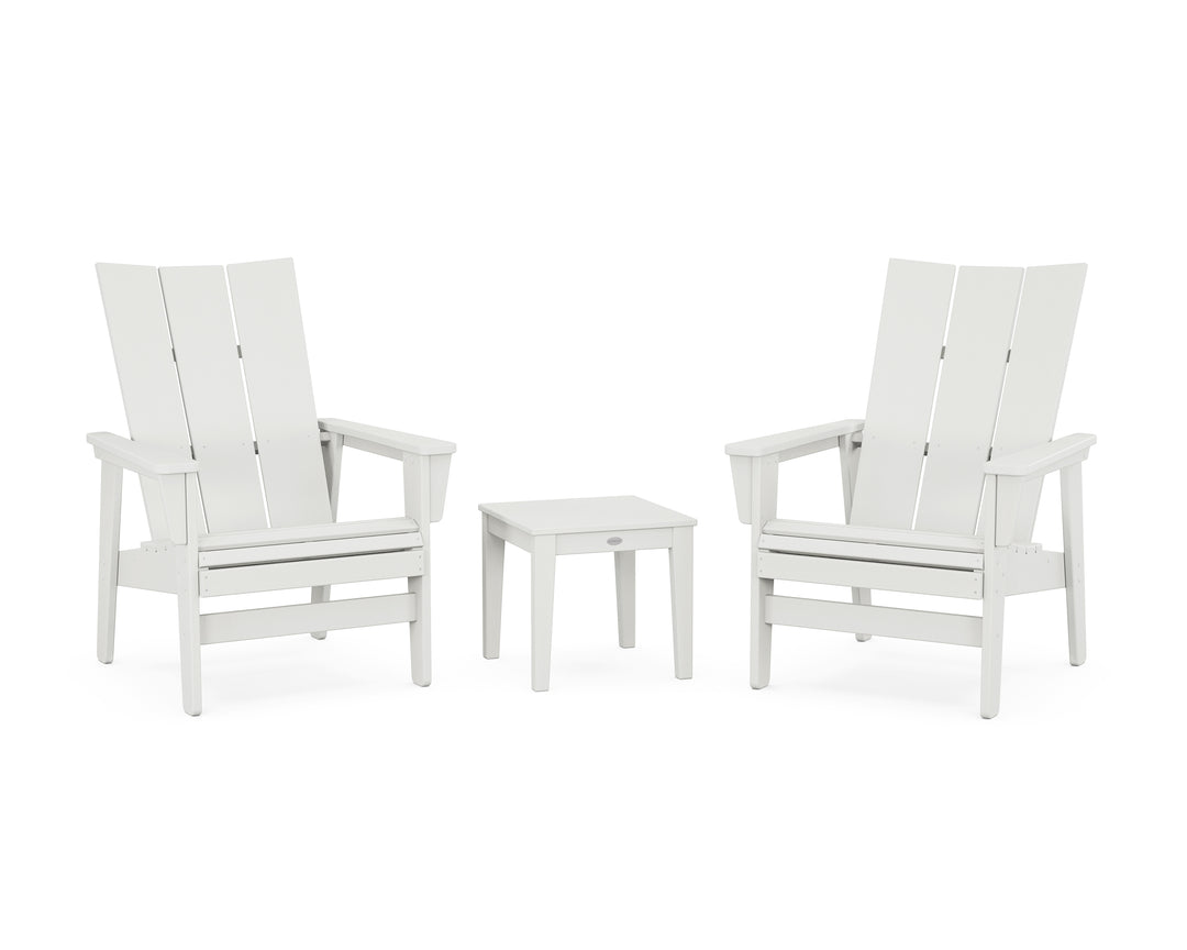 POLYWOOD® 3-Piece Modern Grand Upright Adirondack Set