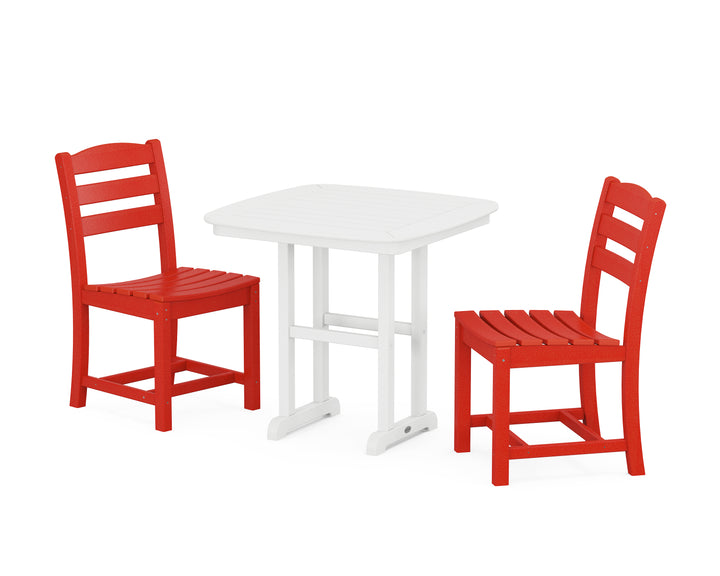 POLYWOOD® La Casa Café Side Chair 3-Piece Dining Set