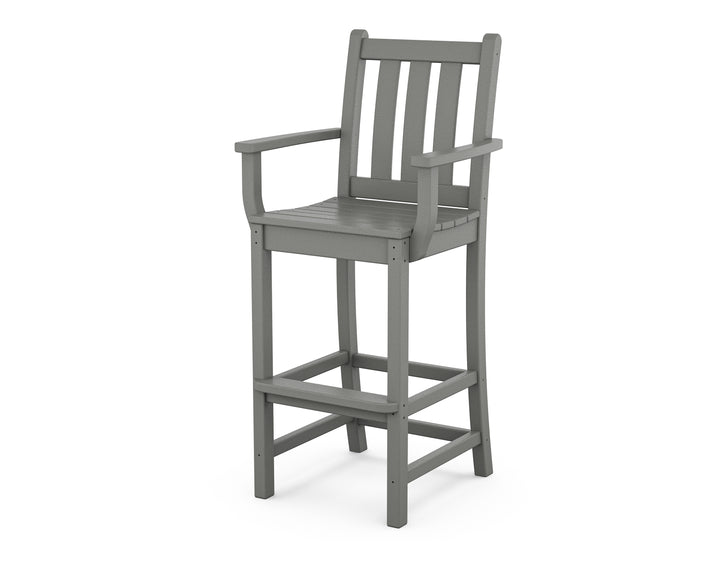 POLYWOOD® Traditional Garden Bar Arm Chair