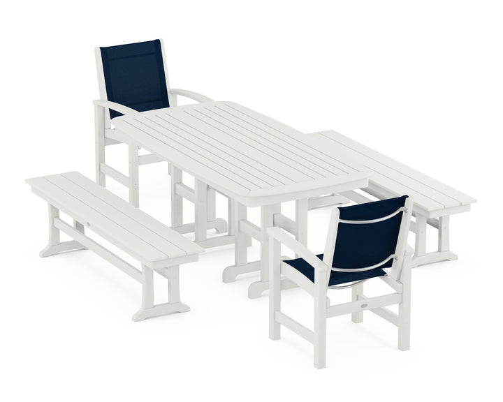 POLYWOOD® Coastal 5-Piece Dining Set