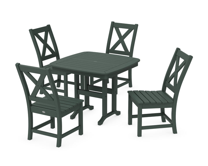 POLYWOOD® Braxton Side Chair 5-Piece Dining Set