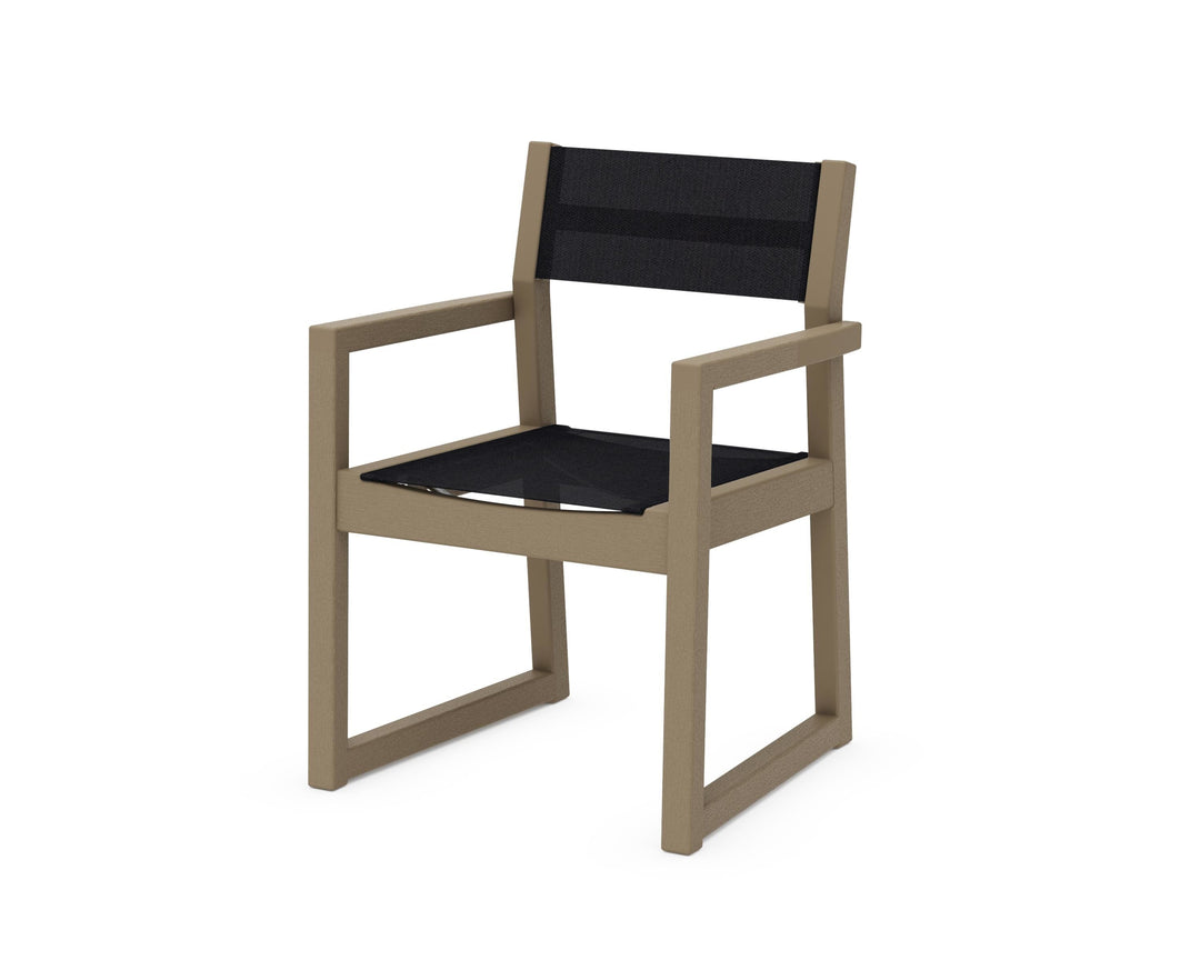 POLYWOOD® EDGE Sling Dining Arm Chair