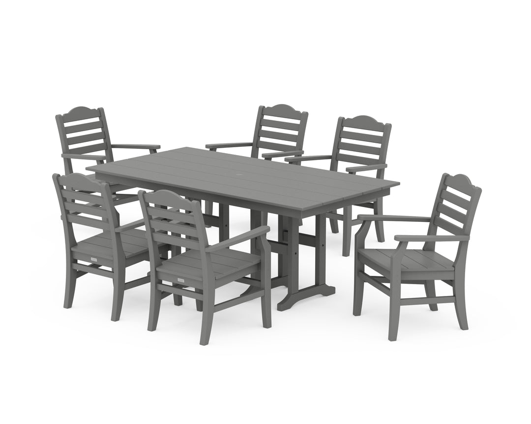 POLYWOOD® Savannah Arm Chair 7-Piece Farmhouse Dining Set
